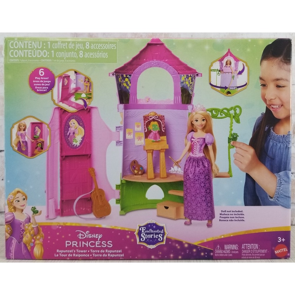 Disney Princess Rapunzel Story Tower Castle Playset Dollhouse DOLL NOT INCLUDED